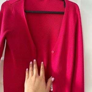 Primark pink cardigan